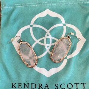 Kendra Scott Rose Gold Quartz Earrings